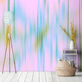 Fotomural Walls by Patel - neon fade2 - Abstract wall art with vertical flow - Pink, Blue