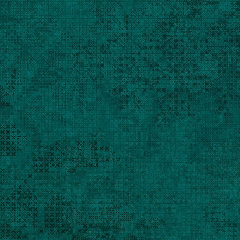 Fotomural Walls by Patel - Photo wallpaper cross pattern in pixel style - green, black