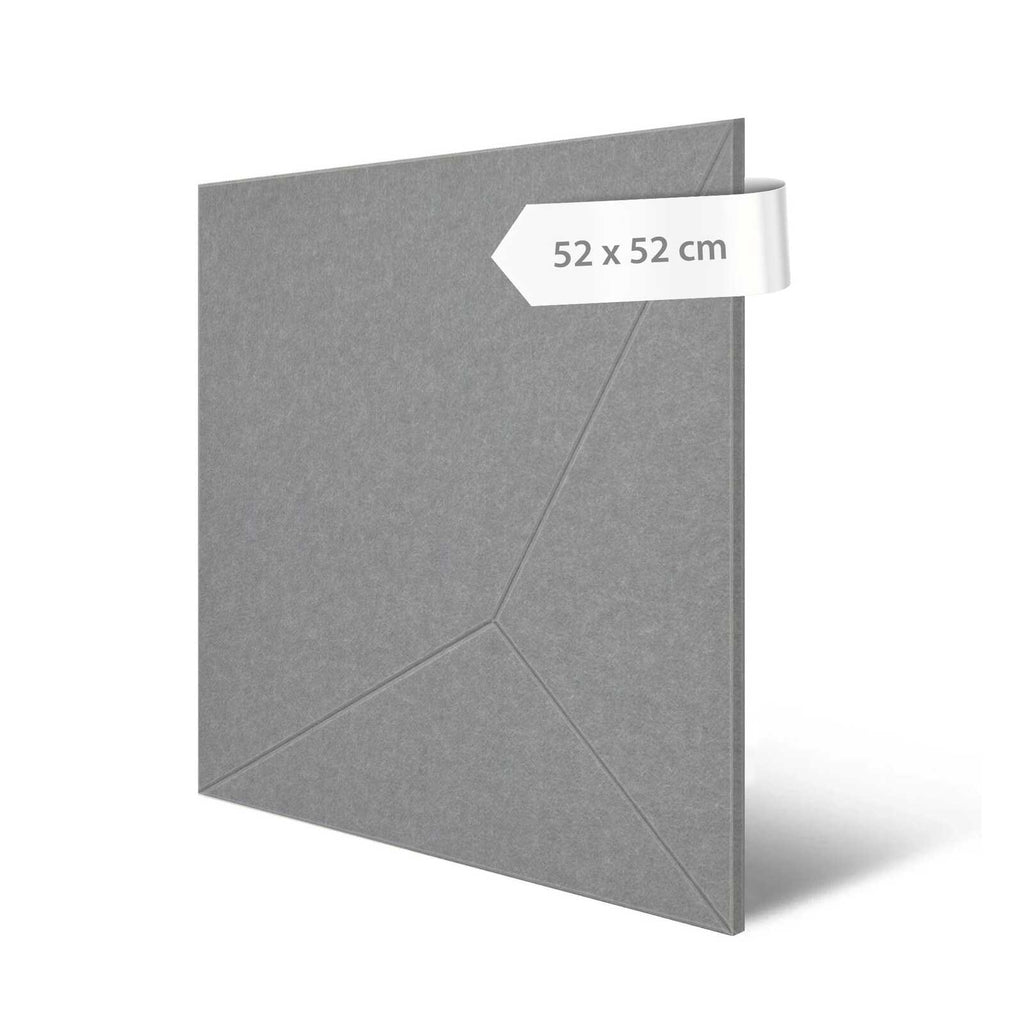 Panel Acustico de Fieltro Platinum Grey - Modular Wall - Foto 4