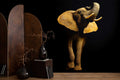 Fotomural Elephant - animal portrait mural - AP Digital 1