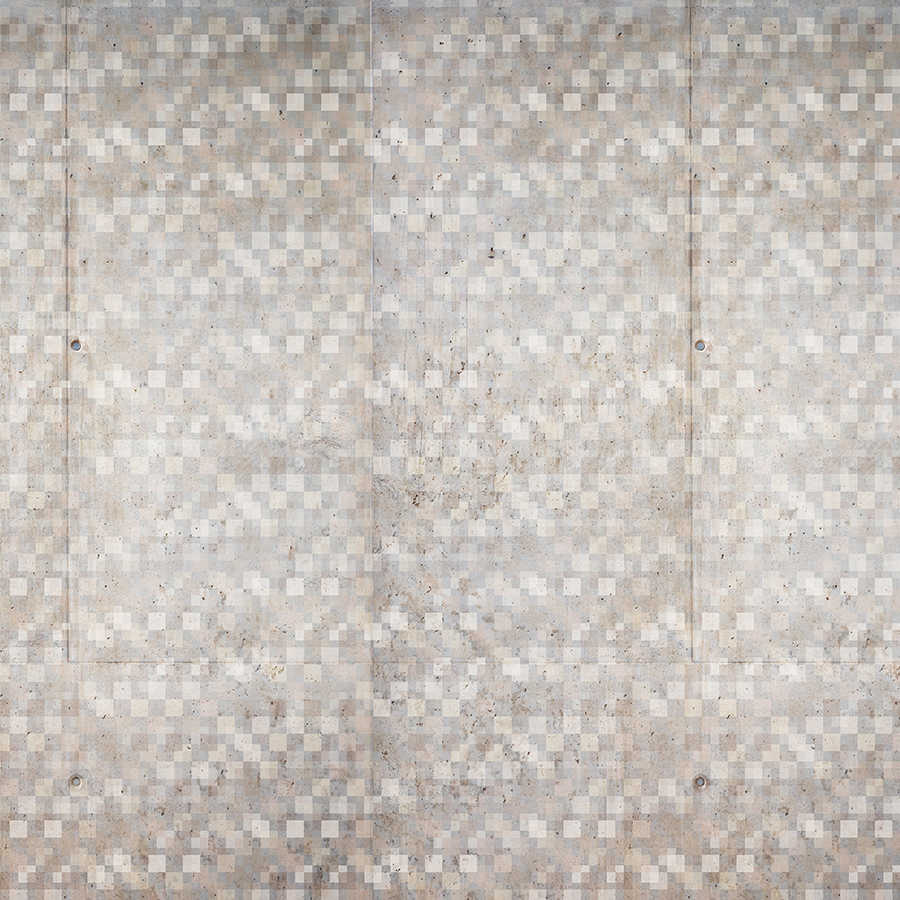 Fotomural Panel XXL 5 - Graphic wall mural with overlapping cube motif on premium smooth nonwoven