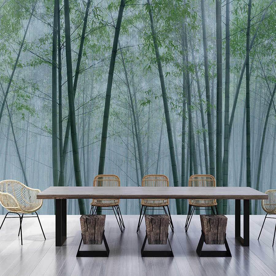 Fotomural Walls by Patel - In the Bamboo 2 - mural bamboo forest at dawn