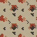 Fotomural Walls by Patel - Koi 2 - Koi Digital Print on Cardboard Structure, Abstract & Stylised - Beige, Red