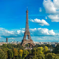 Fotomural Eiffel Tower & Paris skyline mural - AP Digital 3