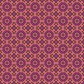 Fotomural Walls by Patel - Photo wallpaper pink with mosaic pattern in graphic style