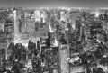 Fotomural New York City black and white skyline mural - DD Motive 2