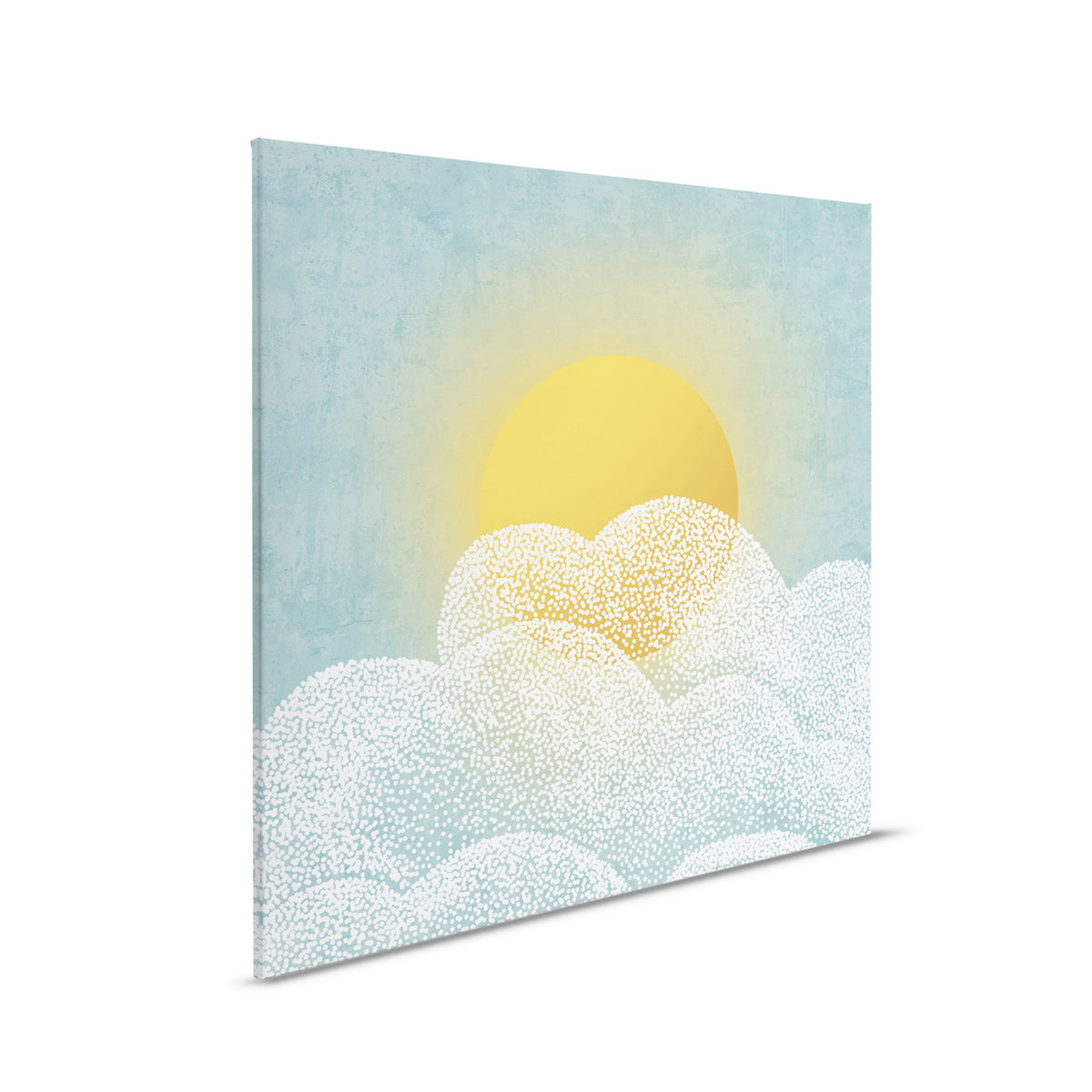 Cuadro Sunshine above the clouds - Colores pastel suaves para acentos cálidos en la habitación de los niños