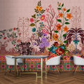 Fotomural Walls by Patel - Oriental Garden 4 - flowers mural flowers & borders pattern