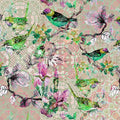 Fotomural Bird mural with mosaic pattern - Walls by Patel
