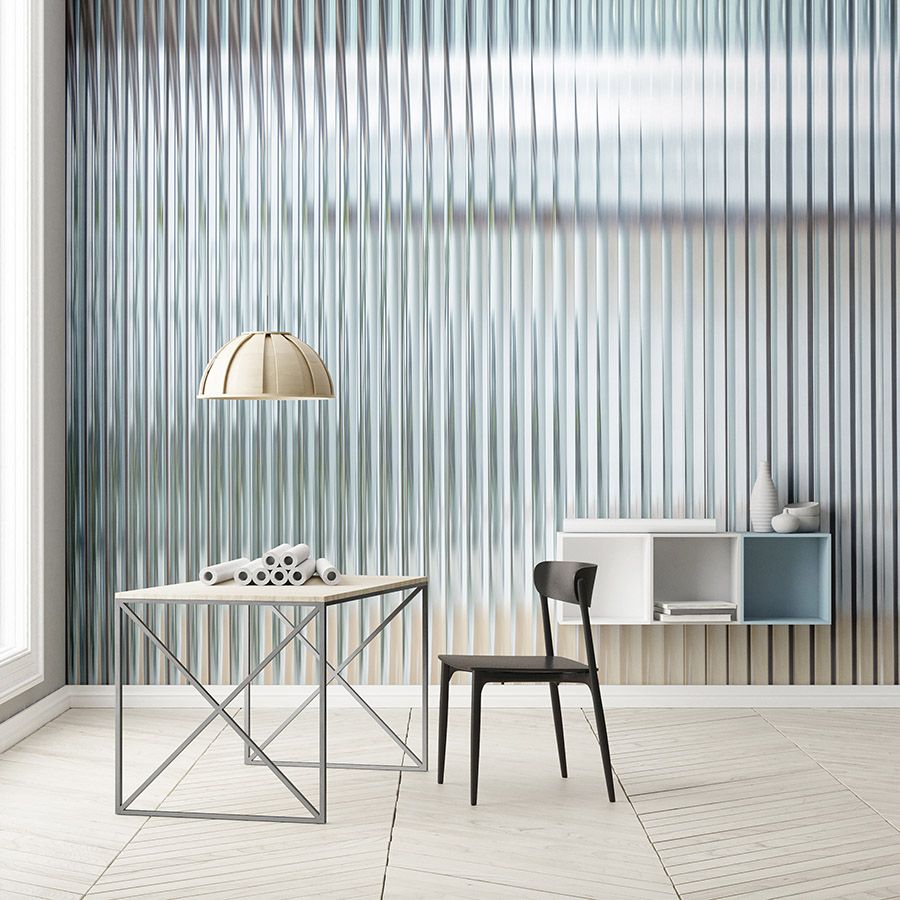 Fotomural Walls by Patel - Photo wallpaper »blur« with futuristic design and blurred background - Smooth, slightly shiny premium non-woven fabric