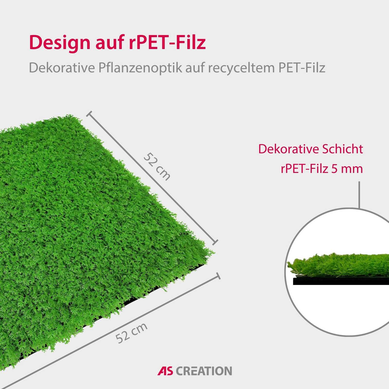 Panel Flora de Diseno Bright Green Design Grass - Modular Wall - Foto 9