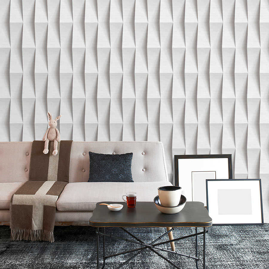 Fotomural Walls by Patel - Paper House 2 - 3D wall mural paper folding design with shadow casting