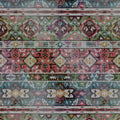 Fotomural Walls by Patel - Photo wallpaper ethnic textile pattern, geometric - Colorful