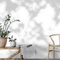 Fotomural Walls by Patel - Light Room 1 - Photo wallpaper nature shadow in grey & white