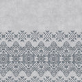 Fotomural Walls by Patel - Nordic look embroidery pattern mural - grey, blue
