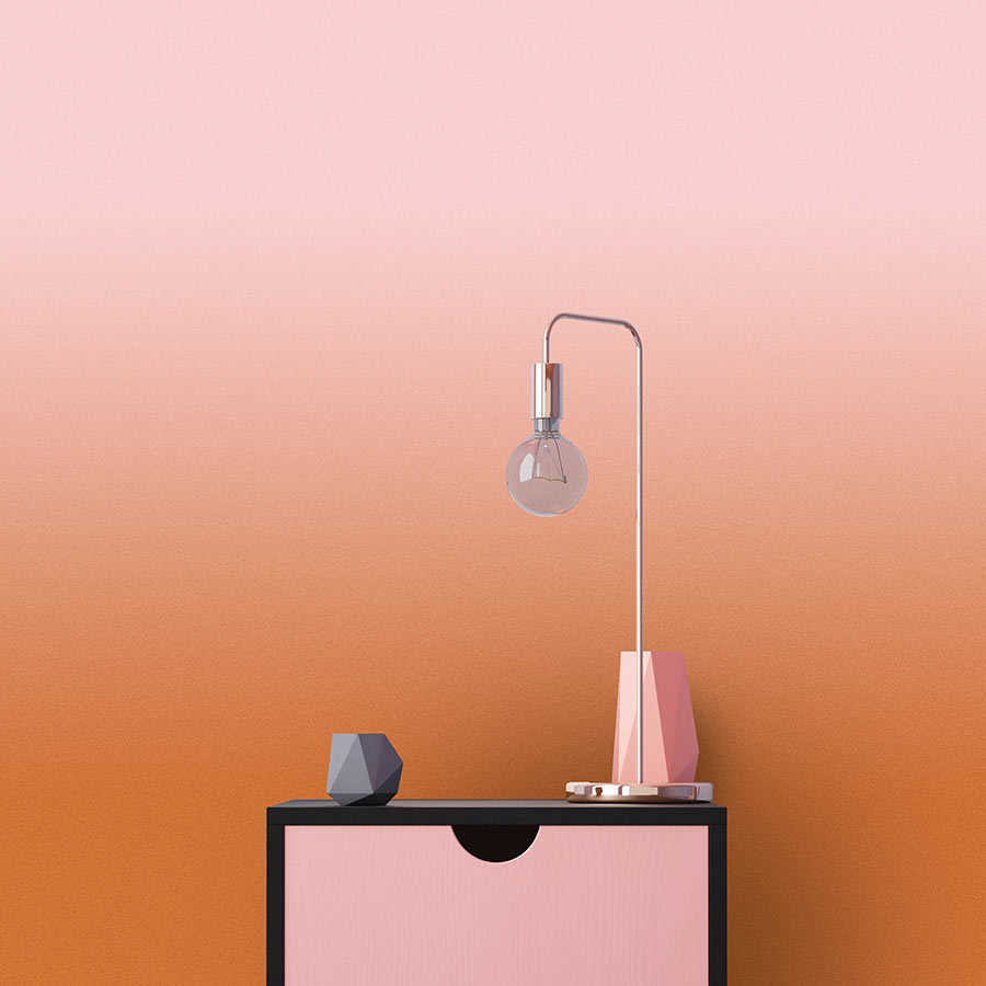 Fotomural Walls by Patel - Colour Studio 4 - Ombre gradient pink & orange wallpaper