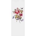 Fotomural Walls by Patel - Spring panels 1 - Digital print with roses & butterflies in ribbed structure - Grey, Red