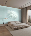 Fotomural heaven2 - wallpaper poetic cloud art in silent form - blue - XXL 3