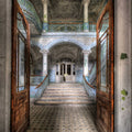 Fotomural Panel XXL 5 - Vintage mural old villa entrance hall on premium smooth vinyl