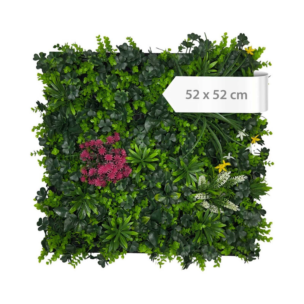 Panel Modular Wall - Green Blush Mixed Flora 52 x 52 x 5 cm (13673-2) - Imagen 4