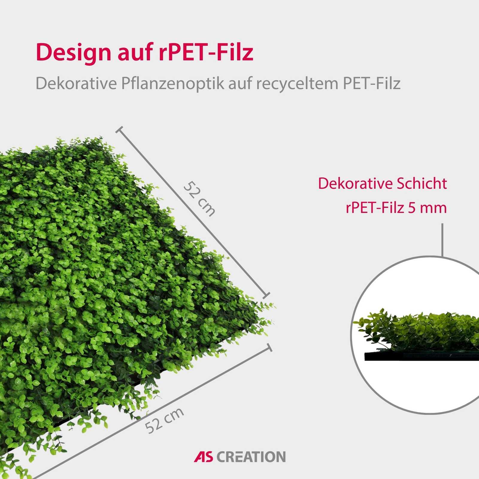 Panel Flora de Diseno Mixed Green Design Buxus - Modular Wall - Foto 9