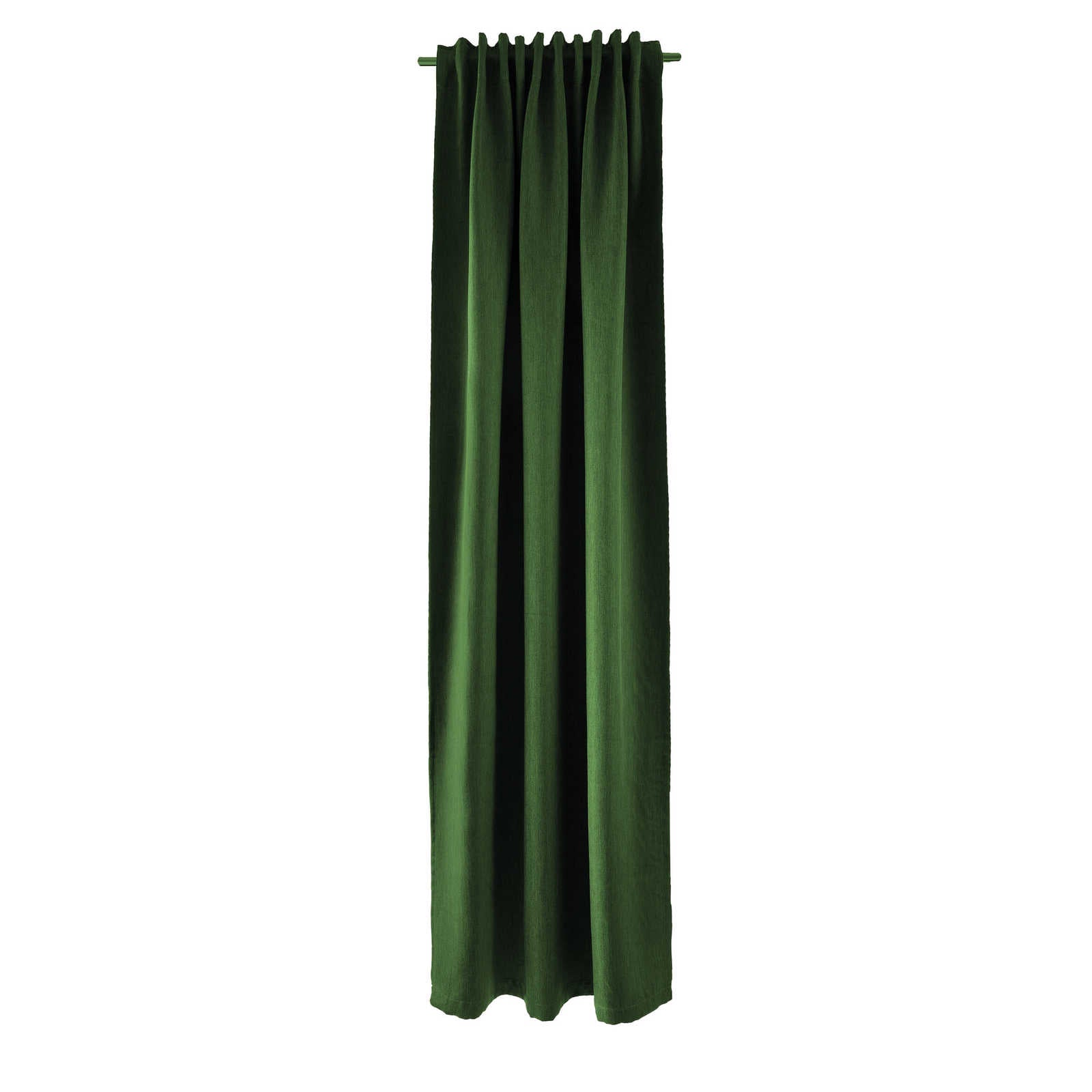 Fular Bucle Decorativo 140 cm x 245 cm Fibra Artificial Verde Oscuro