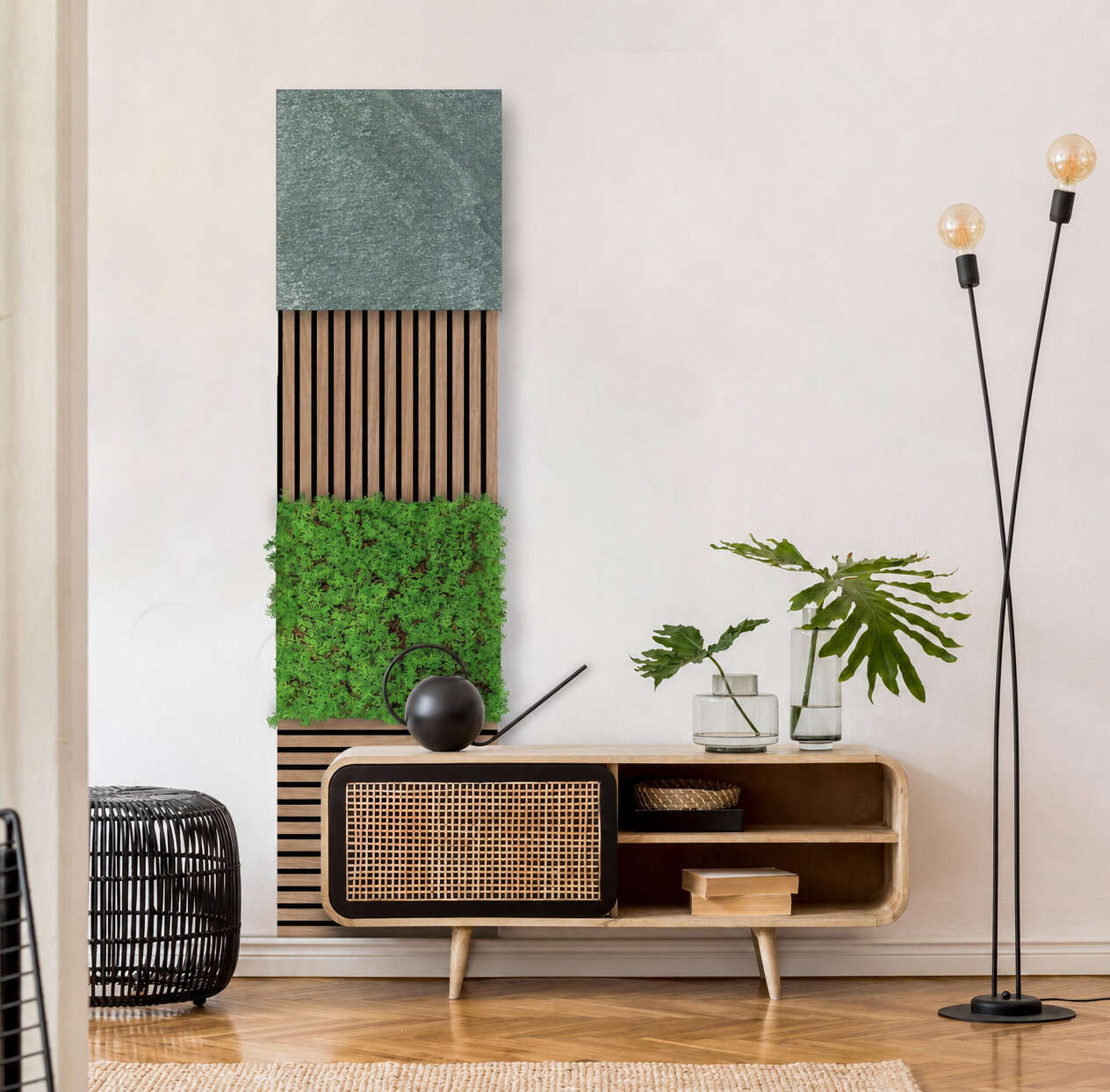 Panel Modular Wall - Grey Slate 52 x 52 x 0.7 cm (13671-9) - Imagen 1