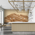 Fotomural Walls by Patel - Photo wallpaper »leia« - Abstract mountains - Smooth, slightly shiny premium non-woven fabric