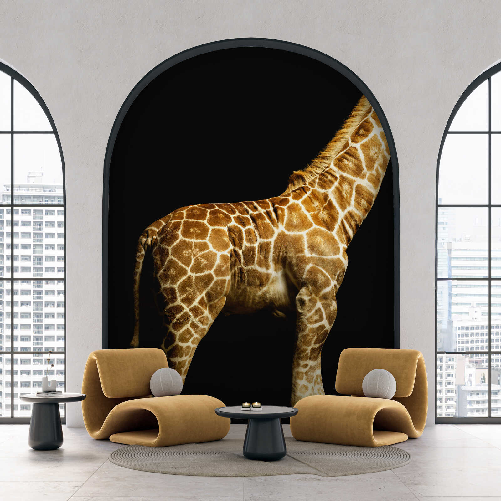 Fotomural Giraffe body - animal portrait mural - AP Digital 1