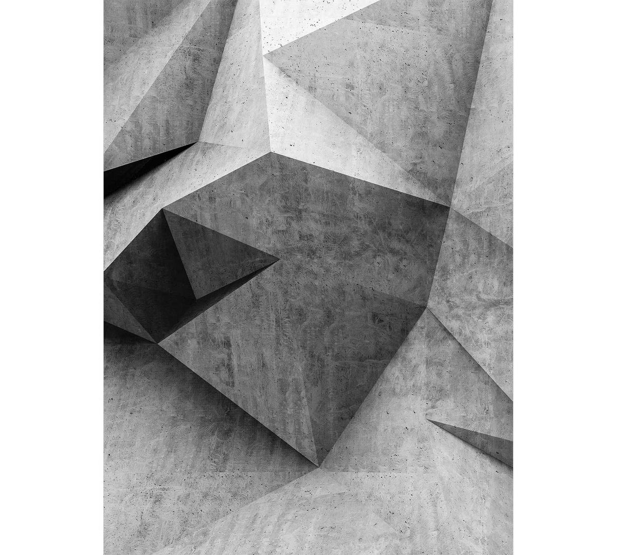 Fotomural Photo wallpaper narrow 3D concrete pattern - DD Motive 2
