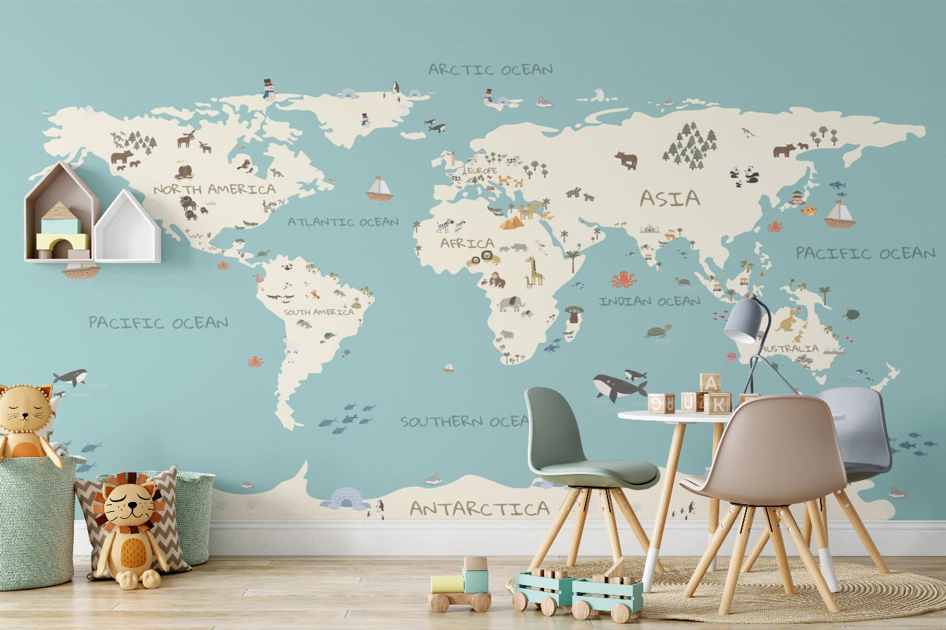 Mapa del mundo 006 - Foto 1