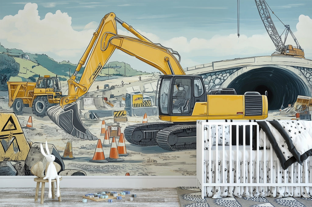 Excavadora en la construcciĂłn 009 - Foto 1