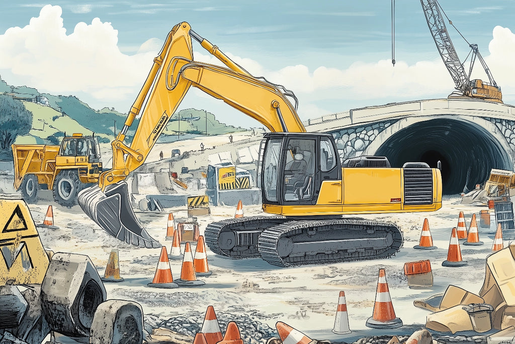 Excavadora en la construcciĂłn 009 - Foto 2